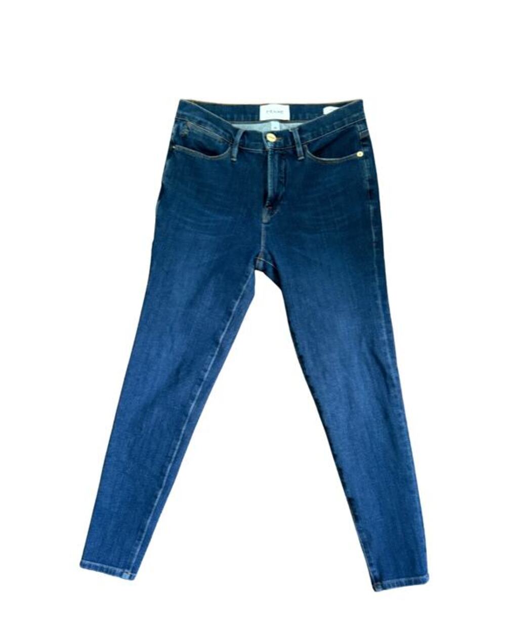 FRAME Le High Skinny Jeans Size 26 Blue Denim
